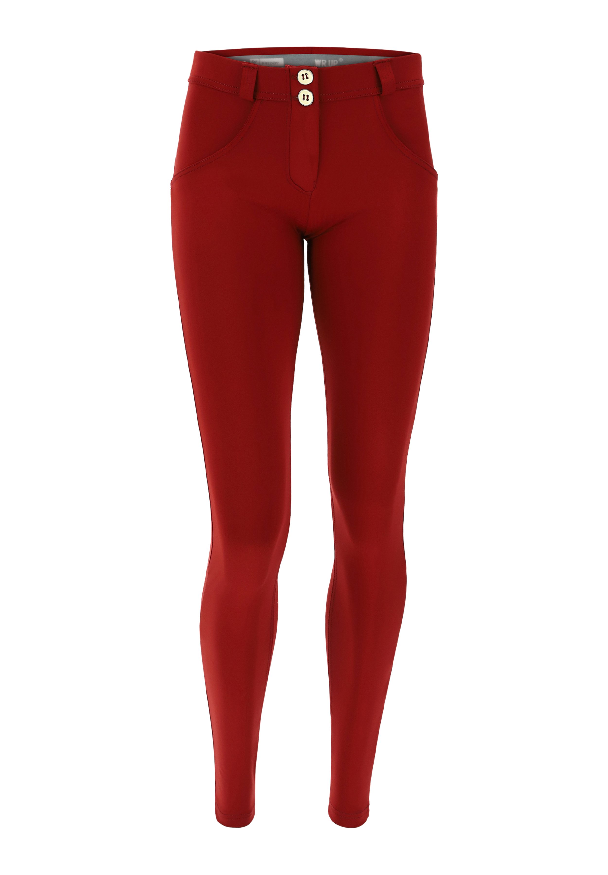 Freddy WR.UP - PANTALONI SUPER SKINNY - Stoffhose - rosso/rot - Zalando.de