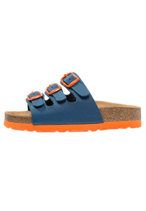 Mules - marine/orange