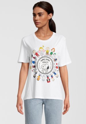 PEANUTS-MOTIV - T-shirt con stampa - white