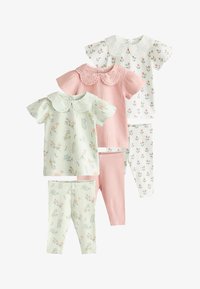 Selected, pink sage green white floral