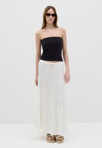 B.ANGEL TIERED - Gonna lunga - cream white