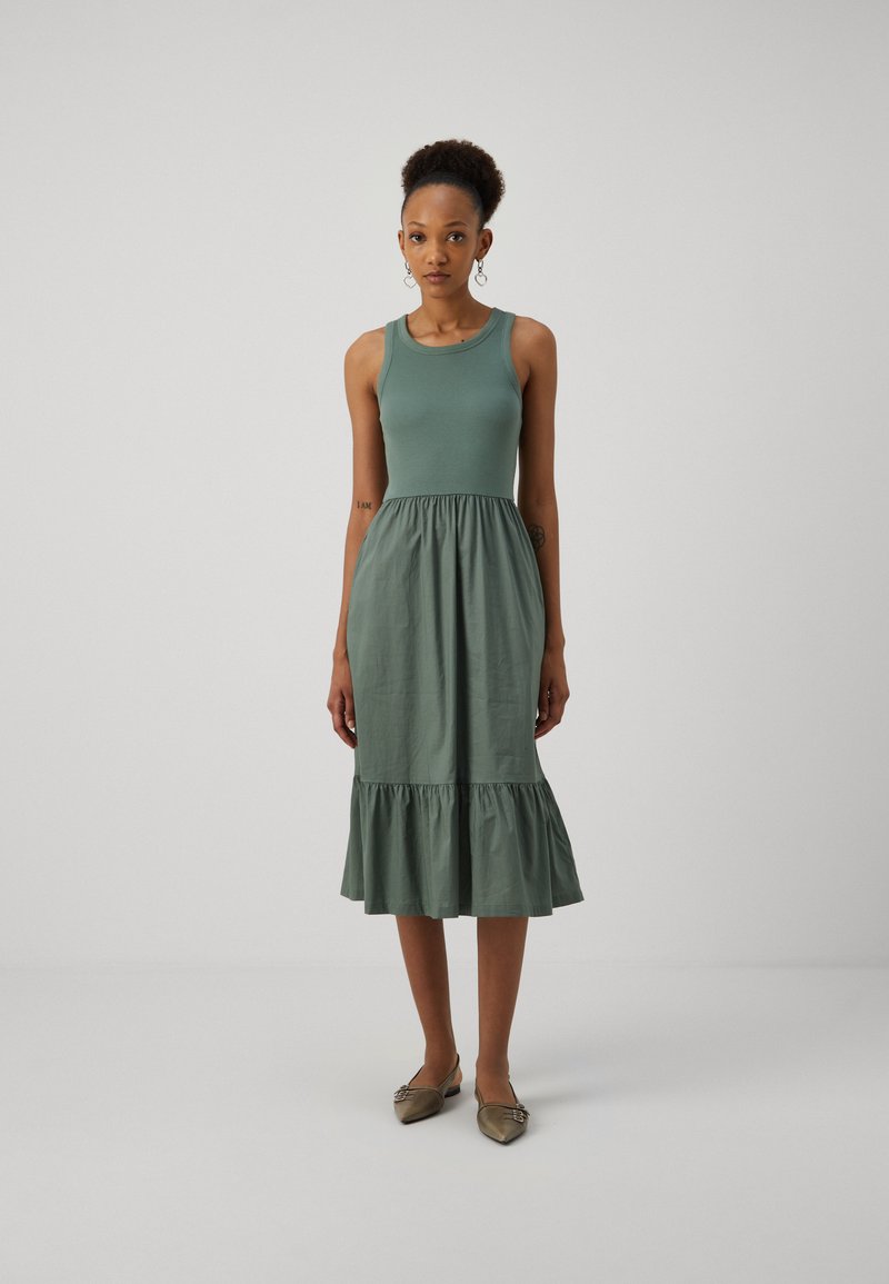 GAP MIDI DRESS - Denné šaty - laurel wreath