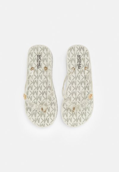 Michael Kors Kids LILO - Teenslippers - vanilla/gold