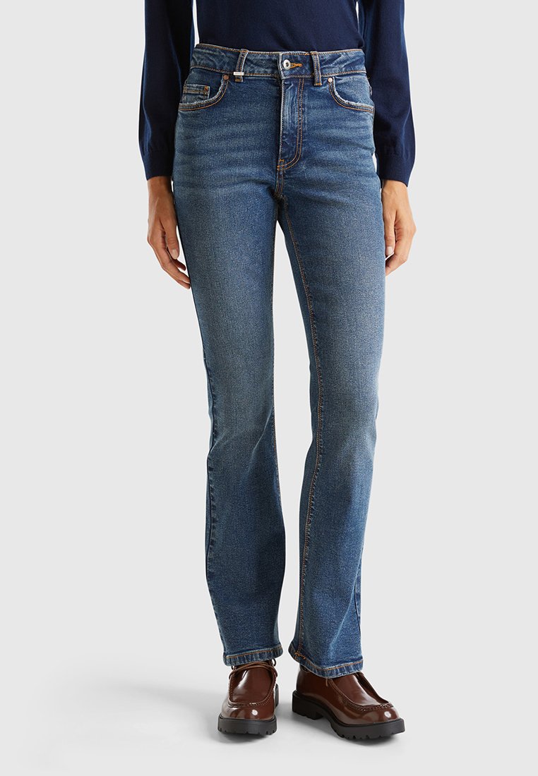 United Colors of Benetton Bootcut jeans blauw United Colors of Benetton Bootcut jeans blauw