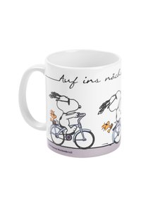 Snoopy THE PEANUTS SNOOPY - AUF INS NÄCHSTE ABENDTEUER - Trinkflasche - weiß