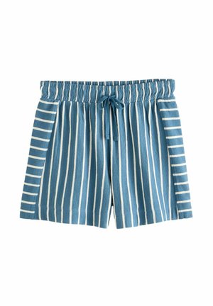 Next REGULAR FIT STRIPED - Pantaloni scurți - blue white