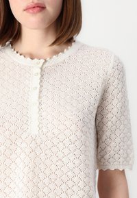 GAP POINTELLE - T-shirt basic - ivory frost