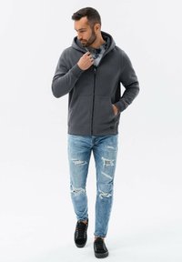 Ombre WITH PRINTS  - Sweatjakke - graphite