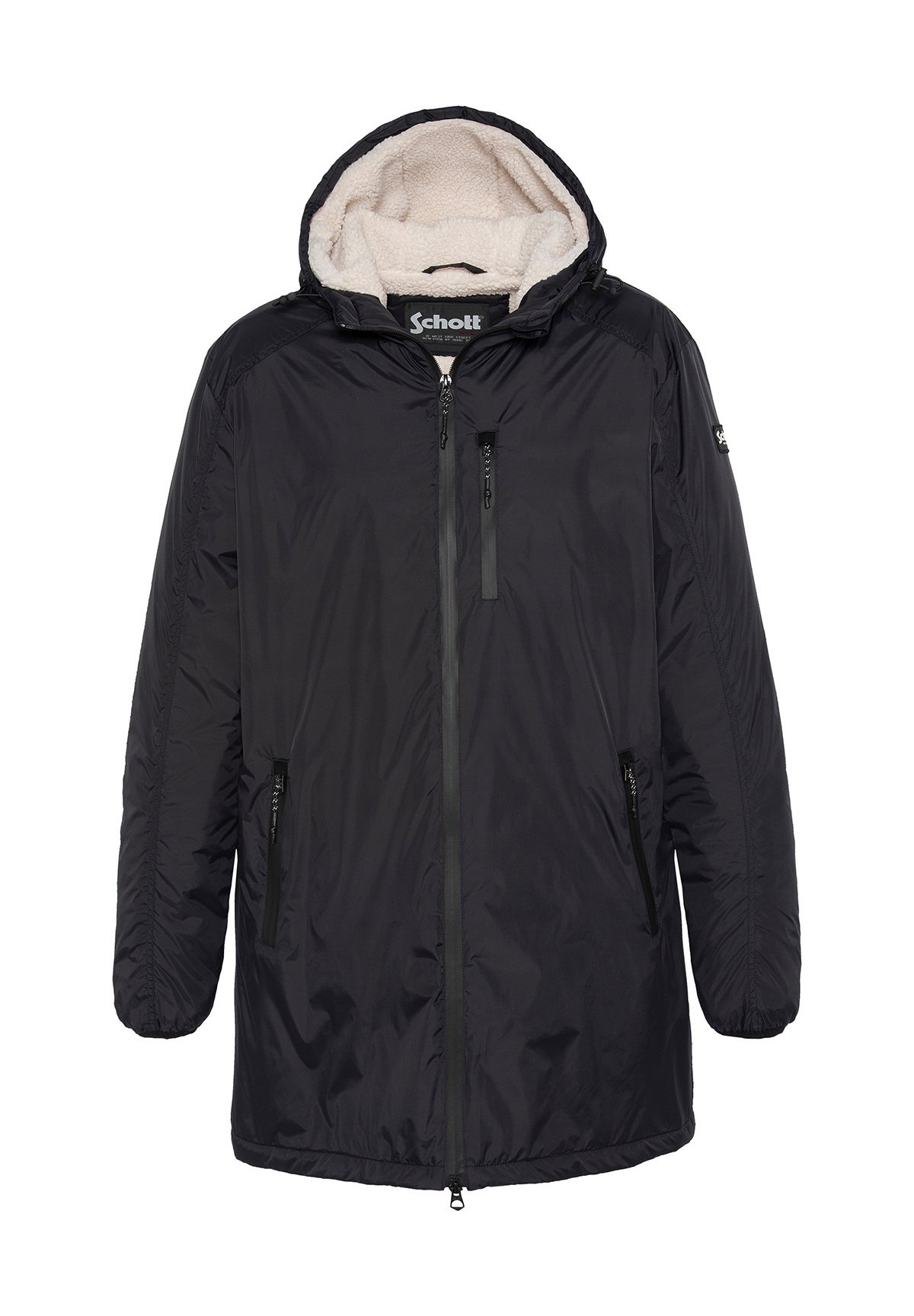 Schott Cappotto invernale noir/nero