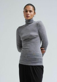 LOLA - Hosszú ujjú felső - grey melange