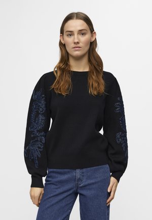 Object OBJJOANA - Strickpullover - black