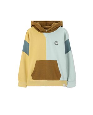 IN COLORBLOCKING-OPTIK - Hoodie - gelb