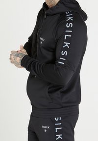 SIKSILK Felpa con zip - black