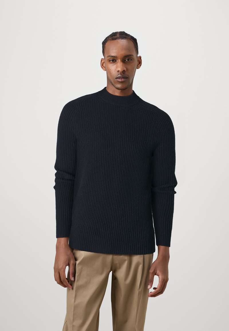 FTC Cashmere MOCKNECK - Strickpullover - midnight