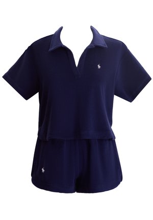 COLLAR SHIRT & SHORT SET - Σορτς - navy