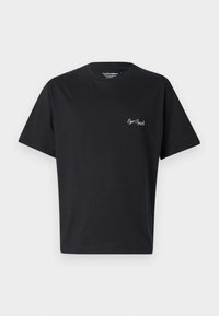 JORISLINGTON BACK TEE CREW NECK - T-shirts med print - black