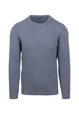 Strickpullover - blauw