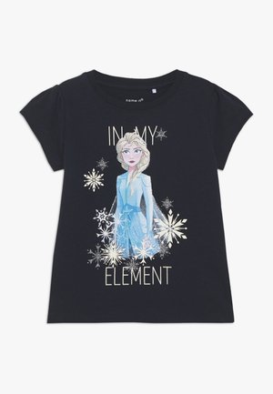 NKMFROZEN TEA - T-shirt con stampa - dark sapphire
