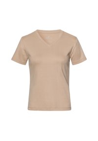 KURZARM - T-Shirt basic - beige