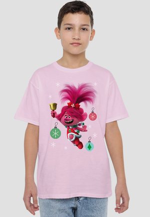 Universal Studios TROLLS POPPY CHRISTMAS BAUBLES - Print T-shirt - pink