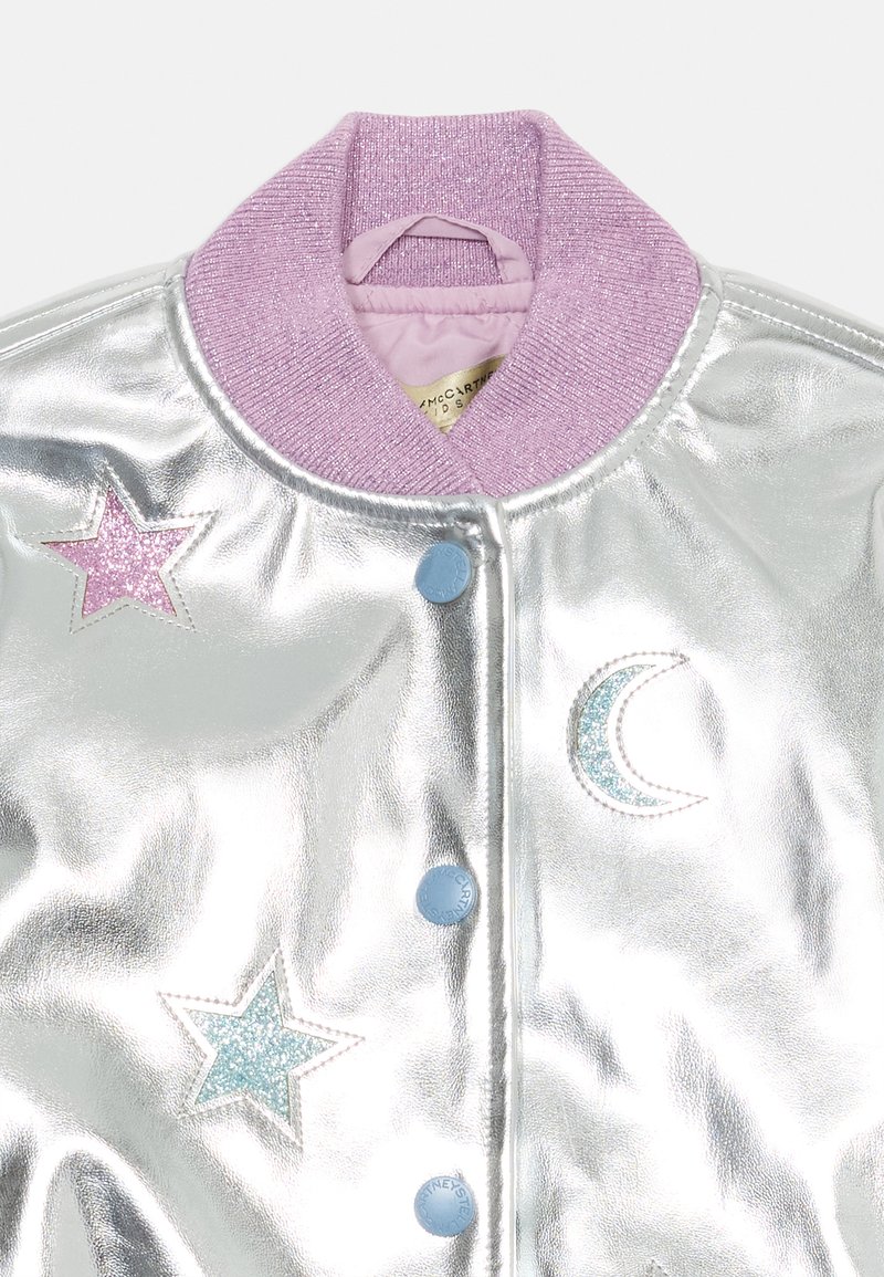 Stella McCartney Kids JACKET Bomberjacke silver/silberfarben