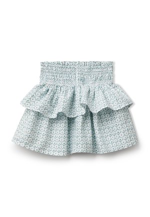 A-line skirt - white green