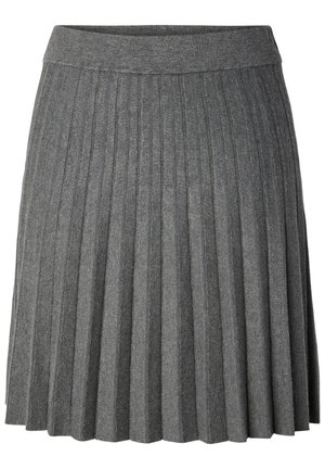 YAS, YASELENA PLEATED NOOS - Minirok - medium grey melange