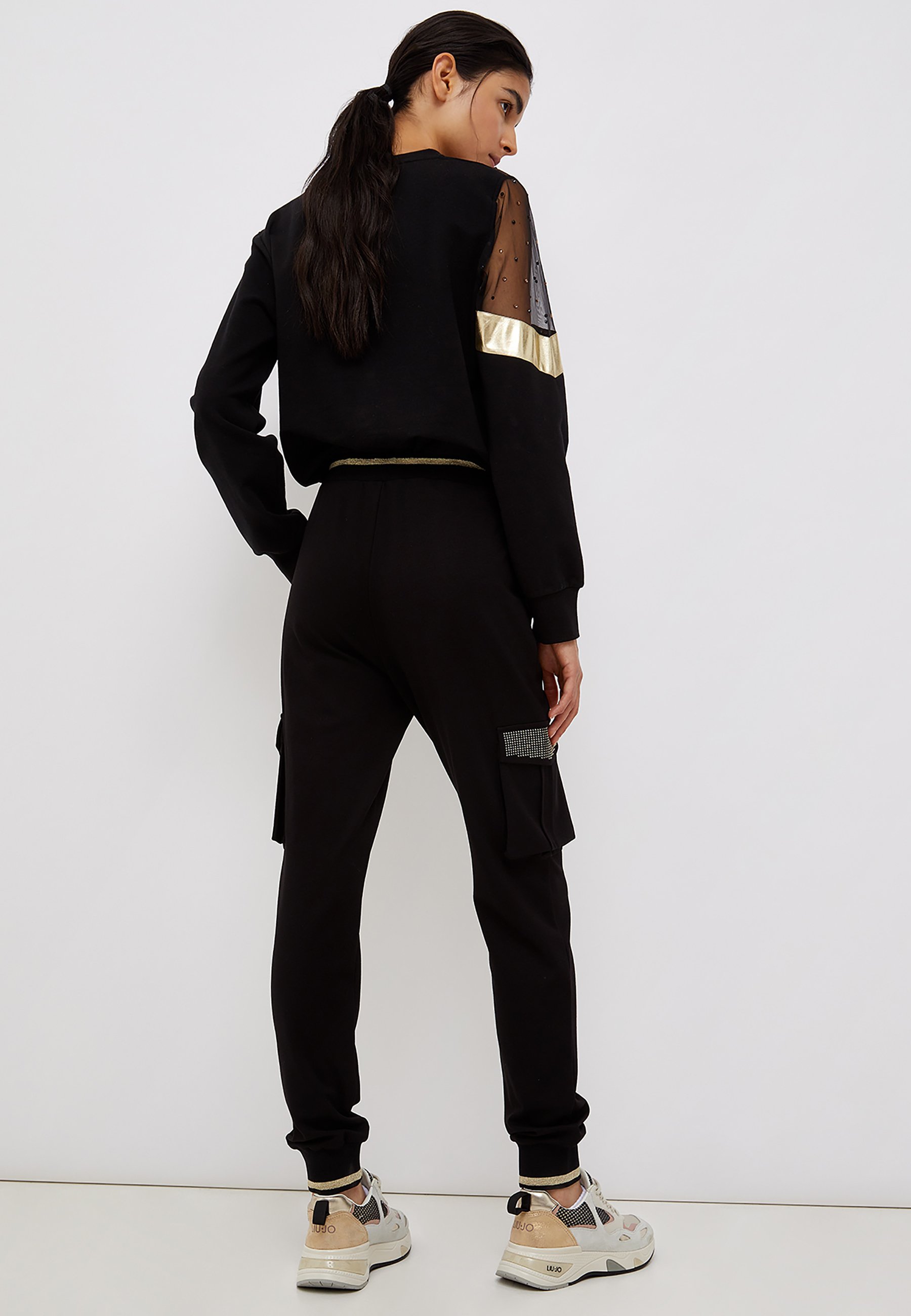LIU JO Pantaloni cargo - black/nero - Zalando.it