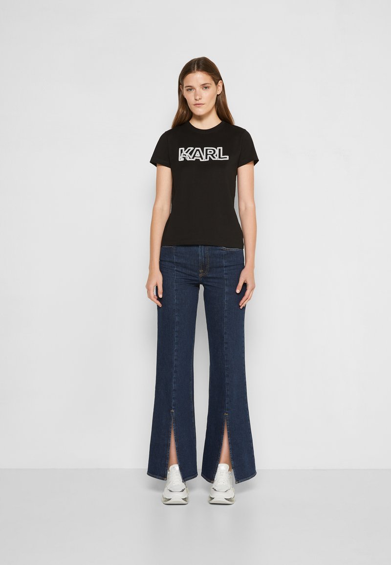 Damen Bekleidung | 7 for all mankind MODERN DOJO Flared Jeans dark blue/dunkelblau - JT52988 Damen Bekleidung | 7 for all mankind MODERN DOJO Flared Jeans dark blue/dunkelblau - JT52988