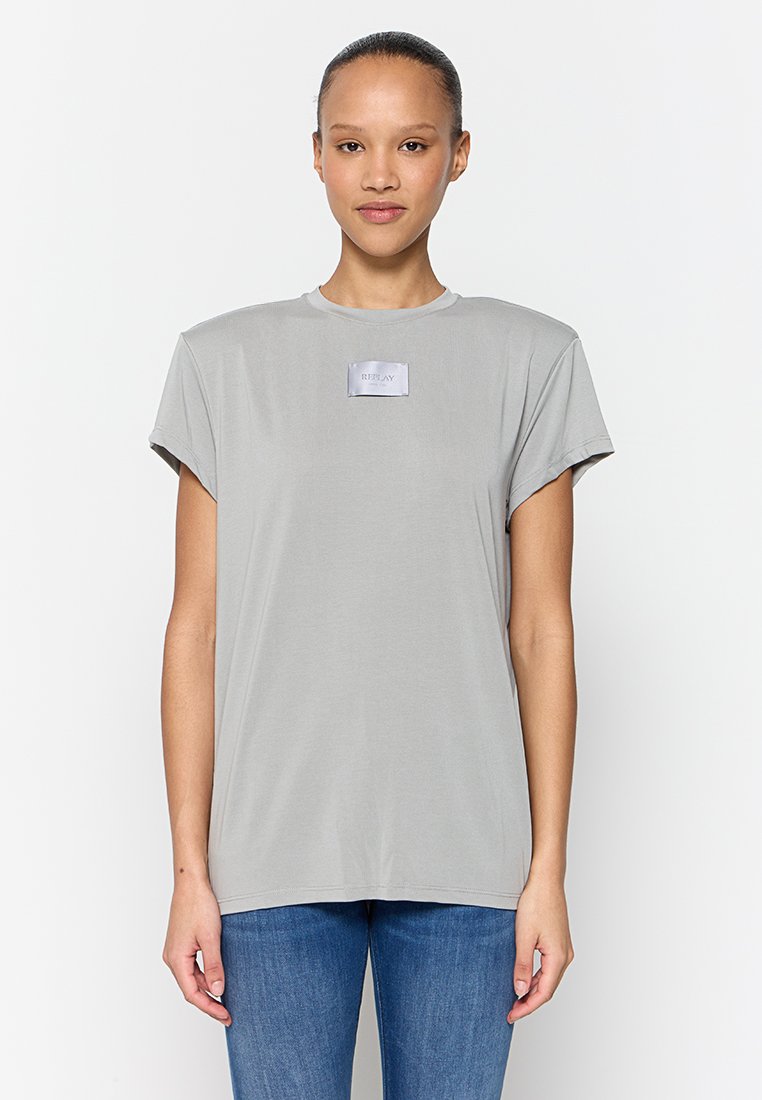 Replay T-shirt basic grijs Replay T-shirt basic grijs