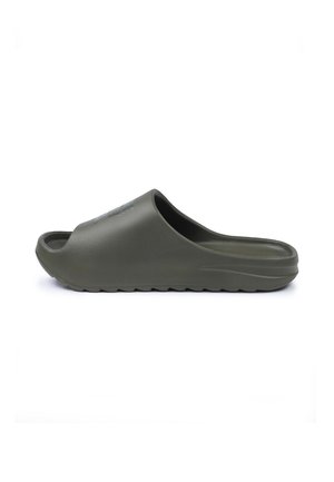 LEONE 1947, CIABATTE DA UOMO LINOSA - SLIPPERS - Sandales de bain - green-emerald green solid