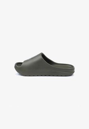 LEONE 1947, CIABATTE DA UOMO LINOSA - SLIPPERS - Sandales de bain - green-emerald green solid