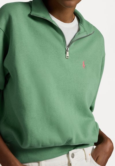 Polo Ralph Lauren FLEECE QUARTER ZIP - Športni pulover - haven green