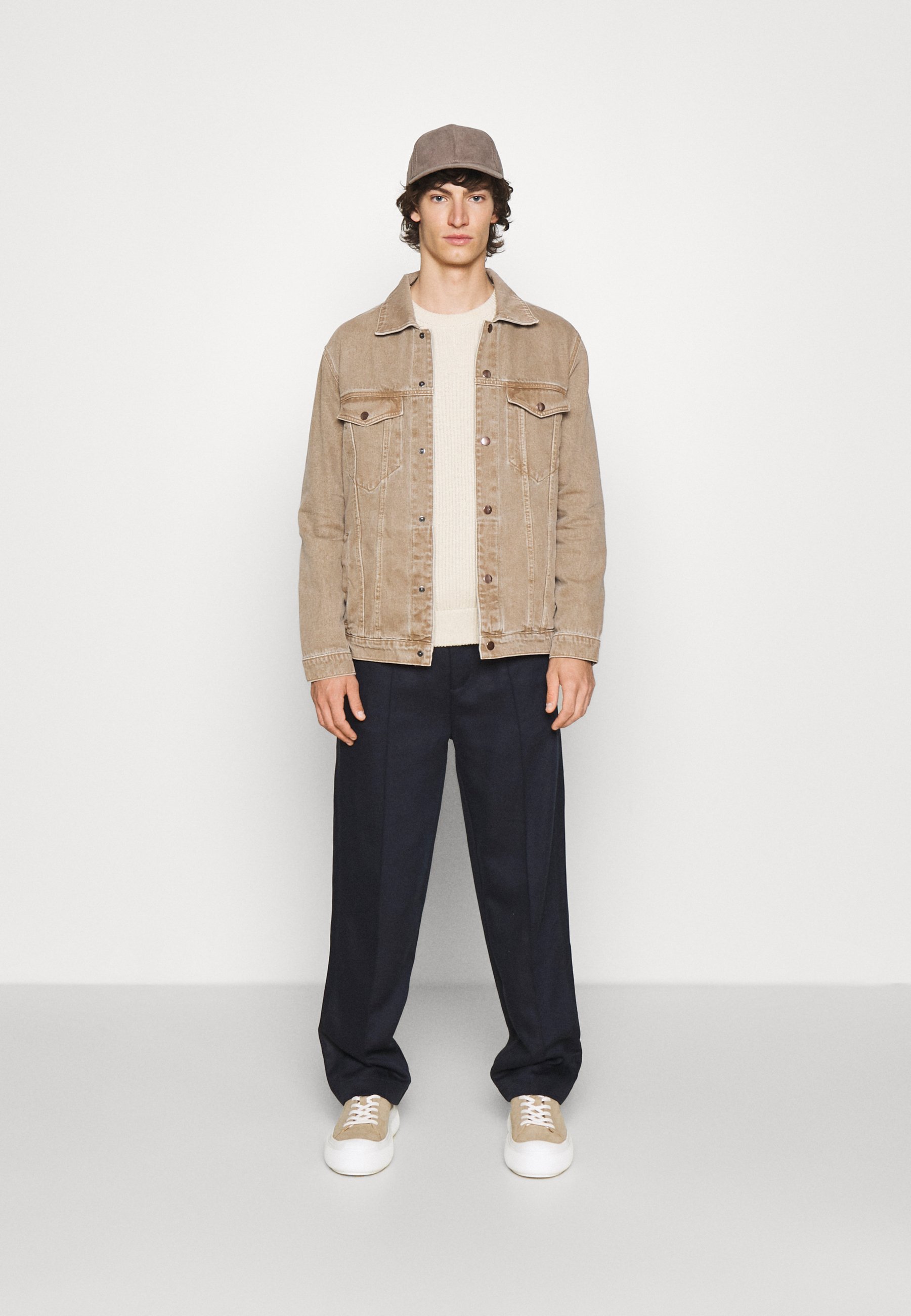 light colored jacket