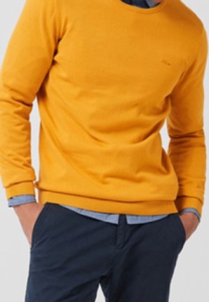 Strickpullover - dark yellow