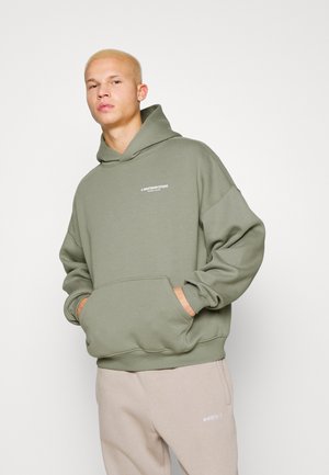 MICK HOODIE - Fleece jumper - seagrass