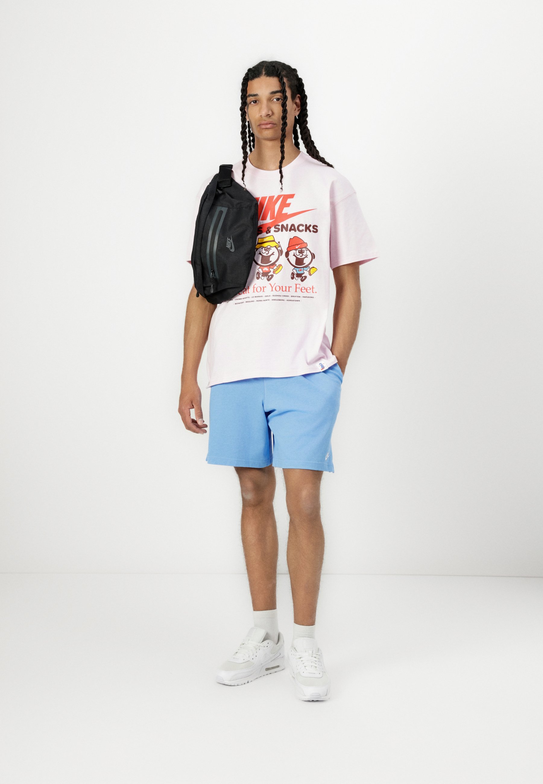 Nike Sportswear TEE SOLE FOOD - Print T-shirt - pink foam