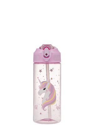 MIT STROHHALM REGENBOGEN EINHORN 500 ML - Borraccia - rosa