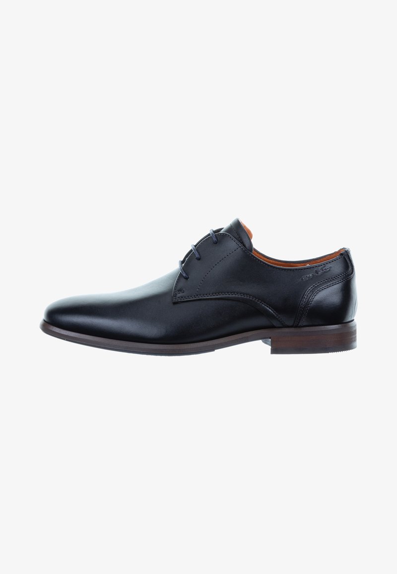 Van Lier ERASMO - Smart lace-ups - black orange