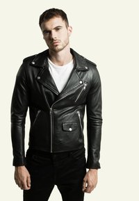 Serge Pariente ROCKY - Giacca di pelle - black