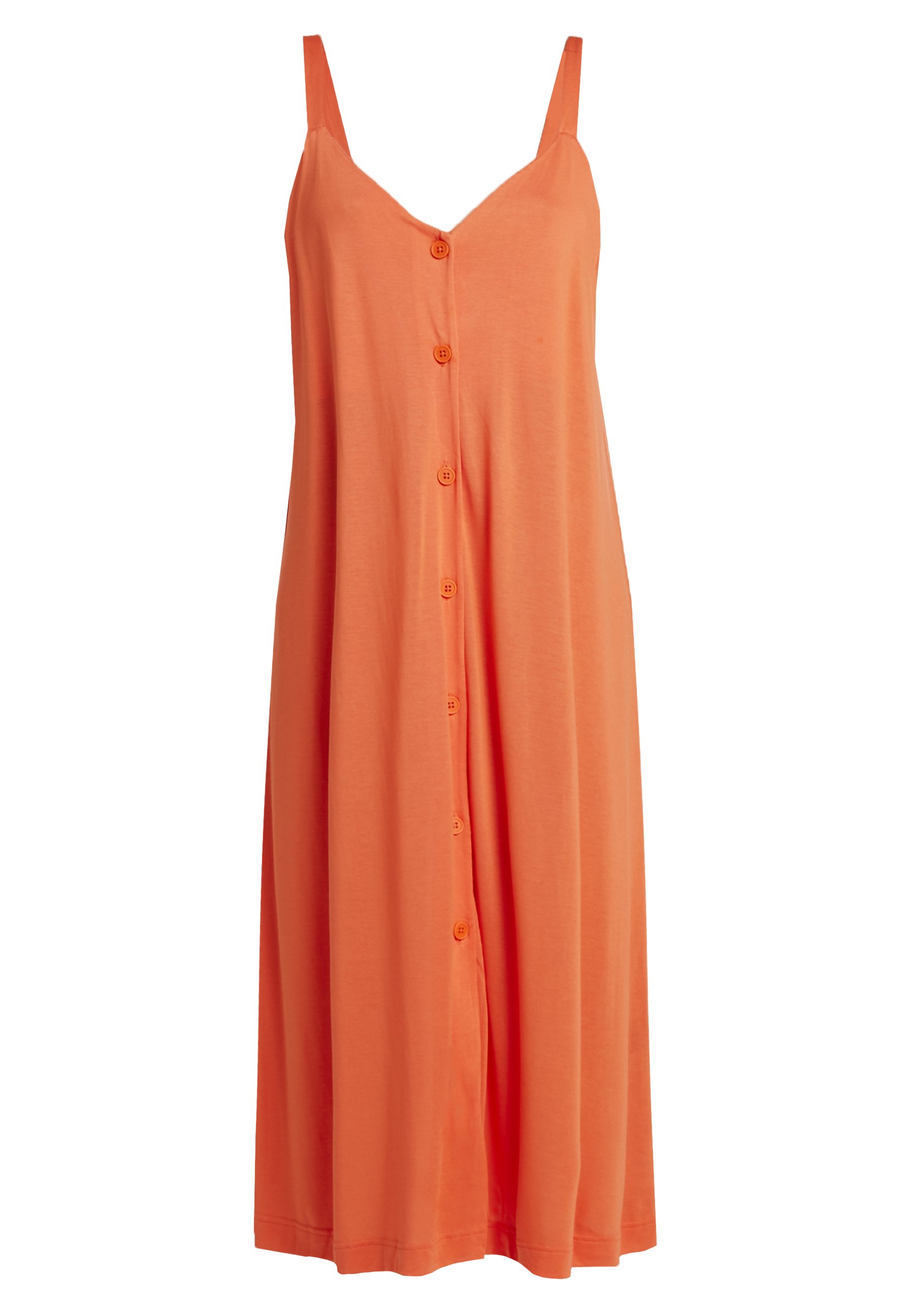 Weekday PRUE DRESS Maxikjole orange Zalando.no Aéryne SARAH Lett jakke aquarelle Zalando.no