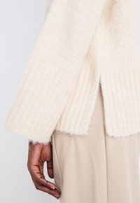 ONLY ONLMAGGIE LIFE LOOSE O NECK - Džemperis - birch melange