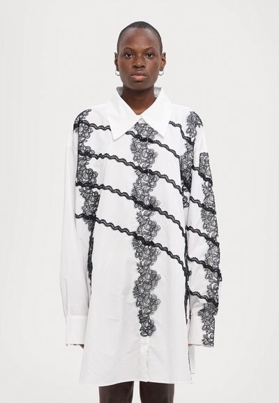 Viktor&Rolf APPLIQUE SHIRT DRESS - Marškininė suknelė - white