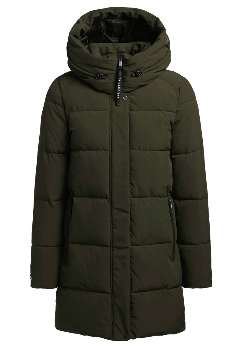khujo Wintermantel donkergroen khujo Wintermantel donkergroen