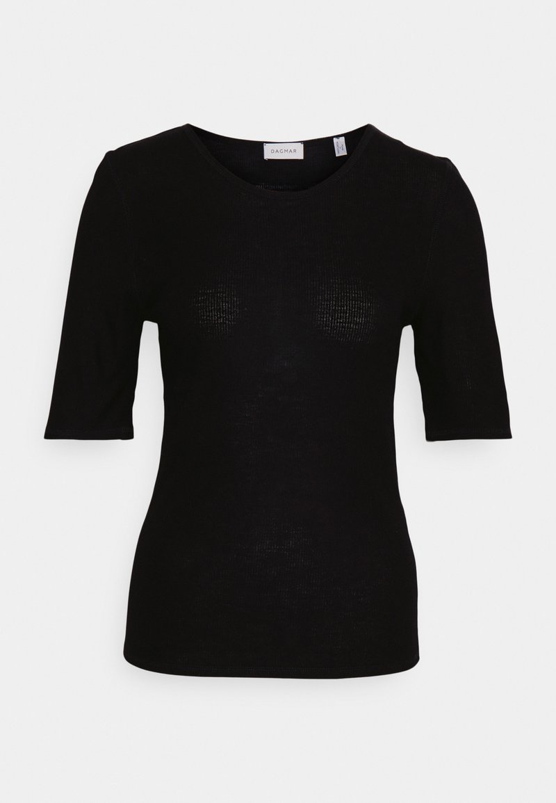 House of Dagmar T-shirt basic zwart