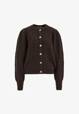 WE Fashion, Kardigán - dark brown
