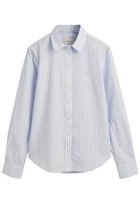 GANT - REG POPLIN GINGHAM  - Užsagstoma palaidinė - light blue Miniatiūros vaizdas 1