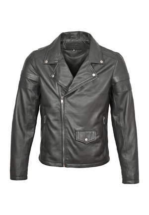 DWAN - Leren jas - black