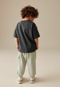 Next SET  - REGULAR FIT - Tepláky - charcoal grey sage green