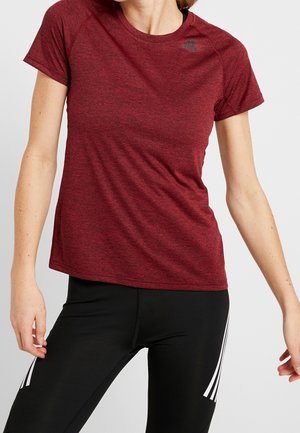 T-shirt med print - red